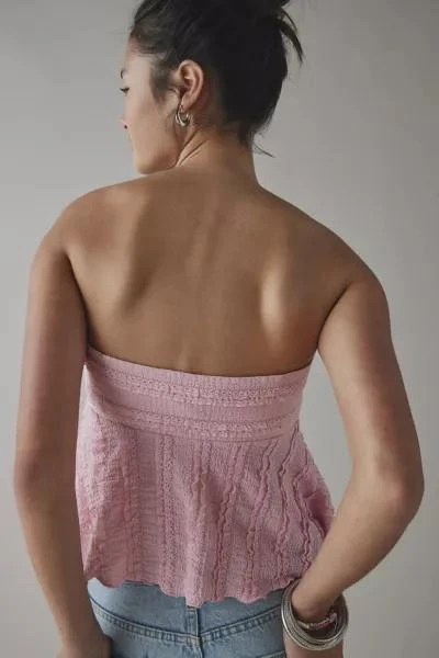 Urban Outfitters UO Eloise Convertible Tie Split-Front Tube Top 4
