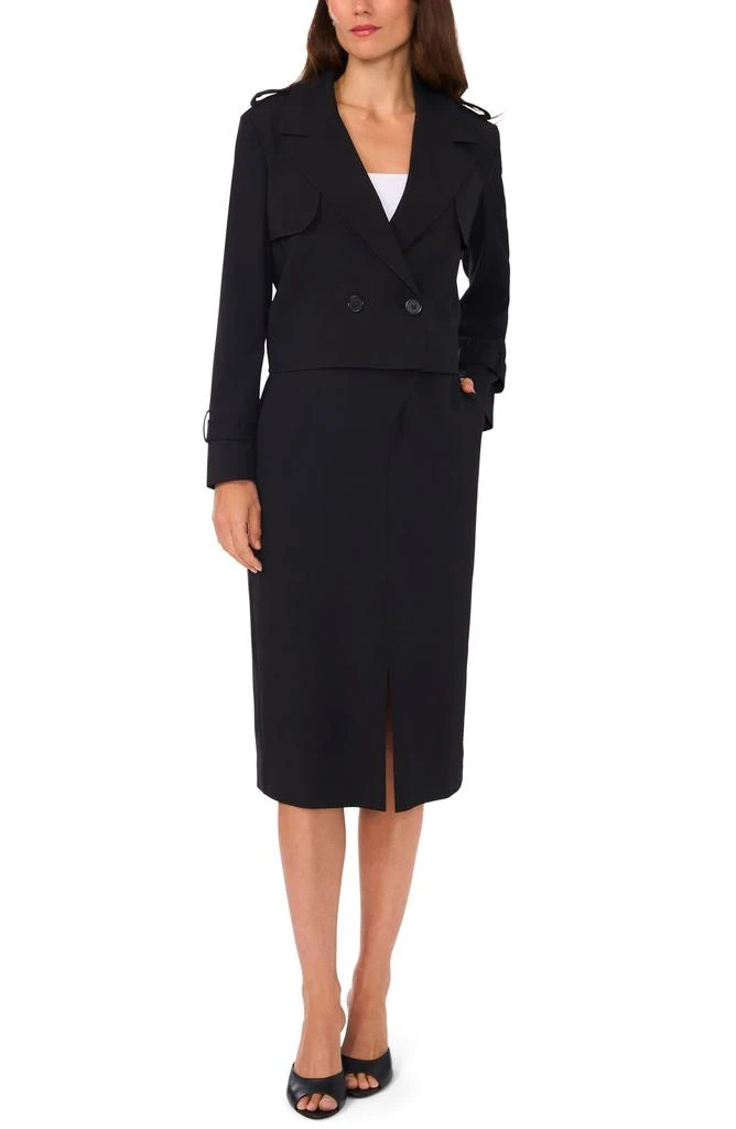 Shop Buckled Slit Midi Pencil Skirt on Sale at BeyondStyle – Get