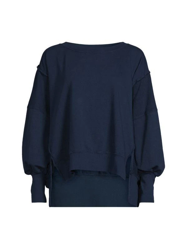 Etienne Marcel High Low Drop Shoulder Sweatshirt 3