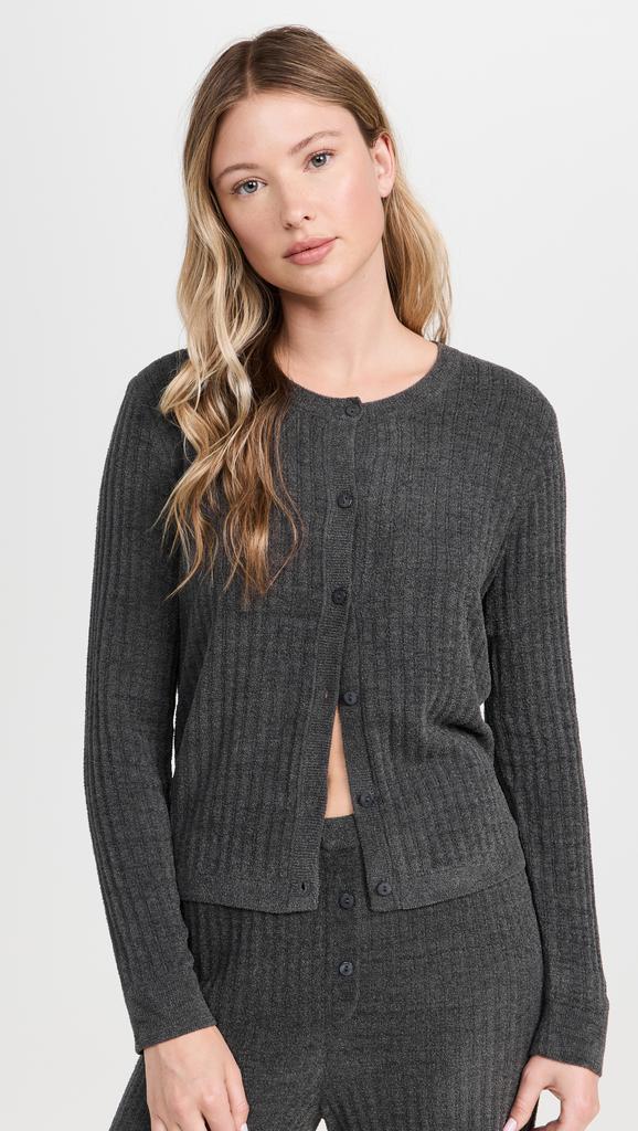 Barefoot Dreams CozyChic Ultra Light Ribbed Button Cardigan