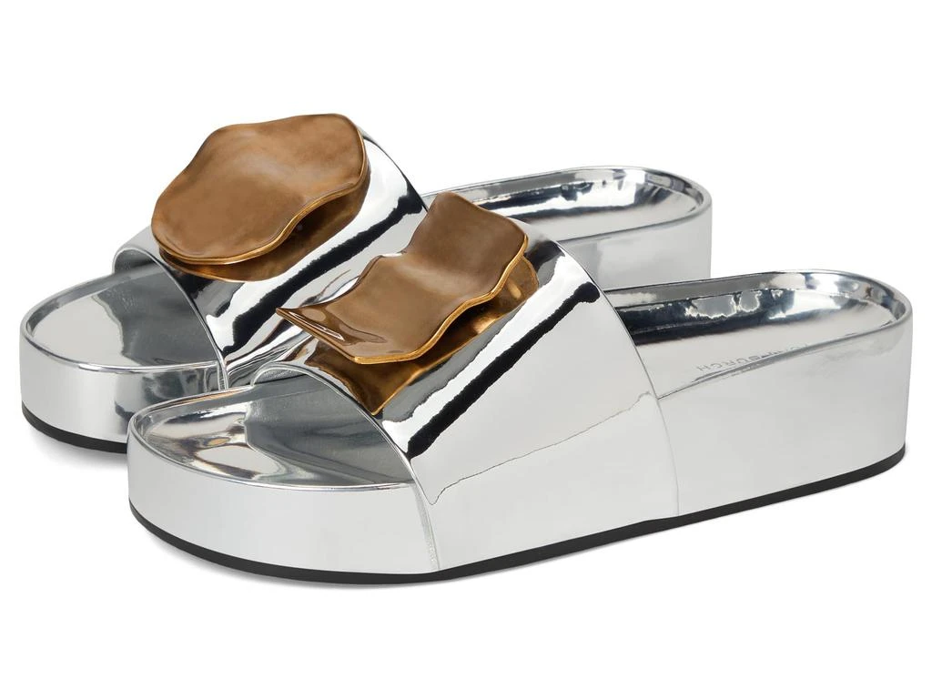 Tory Burch Patos Mismatch Hammered Slide 1