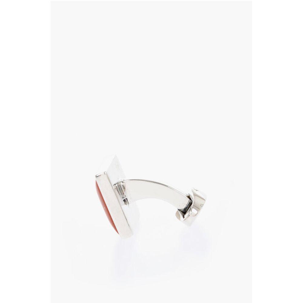 Corneliani Enameled Brass Men's Cufflinks