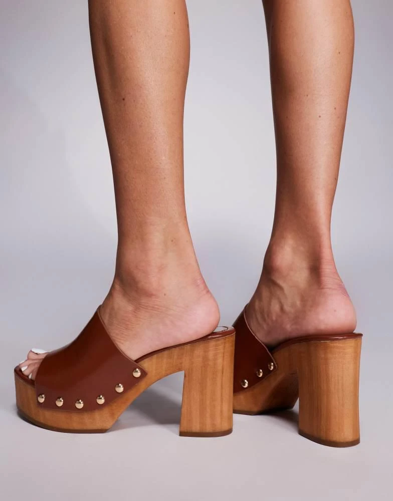 Public Desire Public Desire Dutchie mule sandals in Tan 4