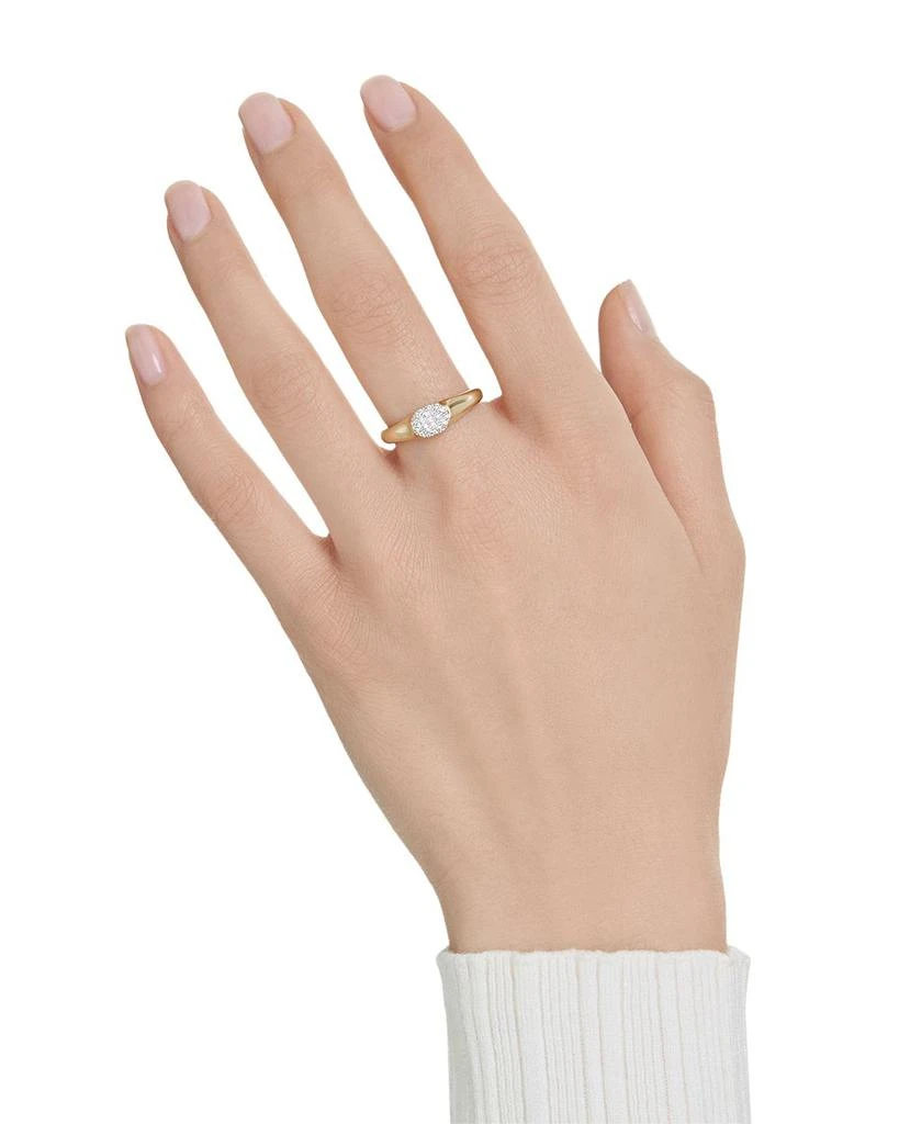 Swarovski Dextera Pavé Crystal Cluster Ring 2