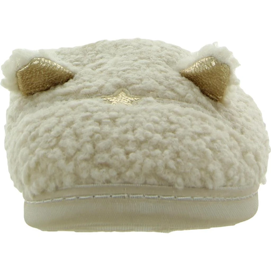 Kensie Critter Clog Slippers Womens Faux Fur Memory Foam Slippers Slide Slippers 5