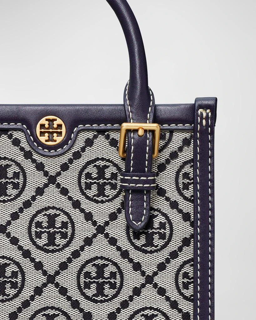 Tory Burch Mini T Monogram Jacquard North-South Tote Bag 4
