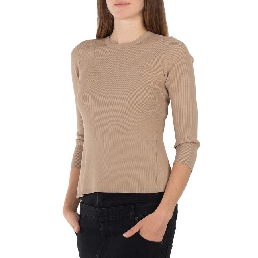Tibi Ladies Latte Giselle Openback Stretch Sweater 2