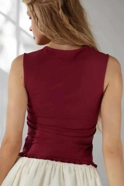 Kimchi Blue Kimchi Blue Amber Eyelet Square Neck Tank Top 3