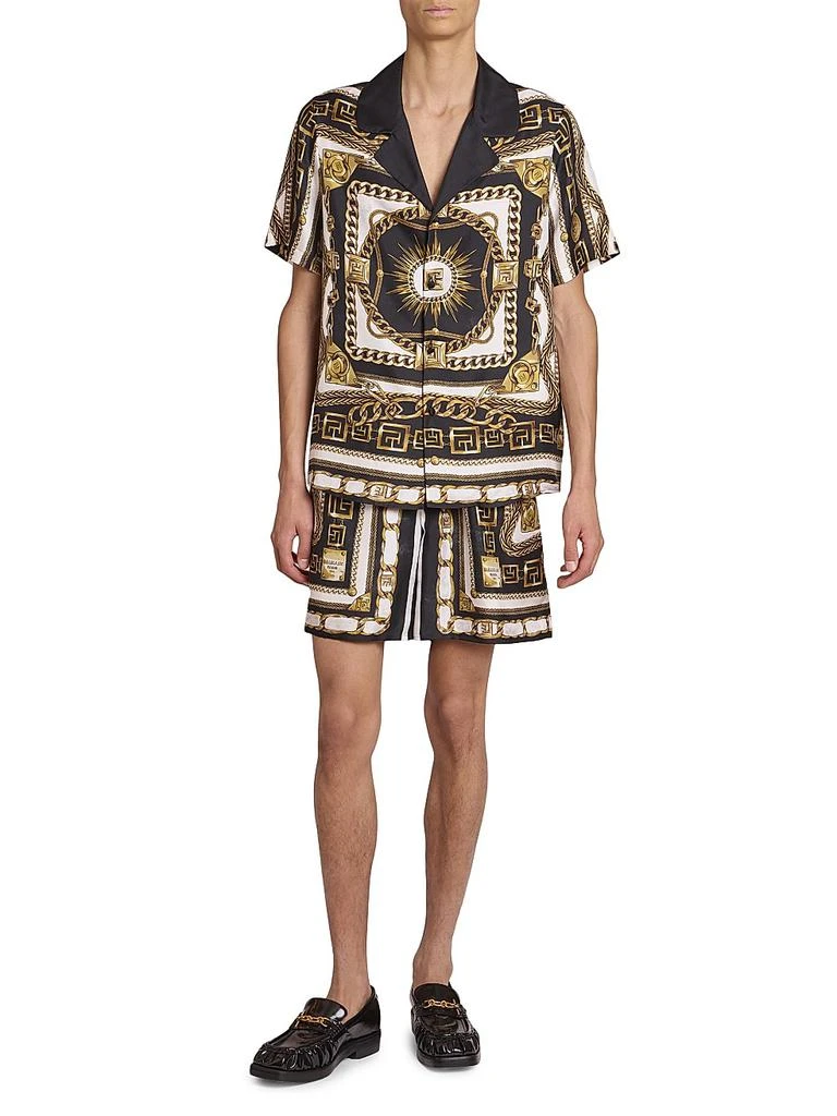 Balmain Foulard Printed Shorts 2