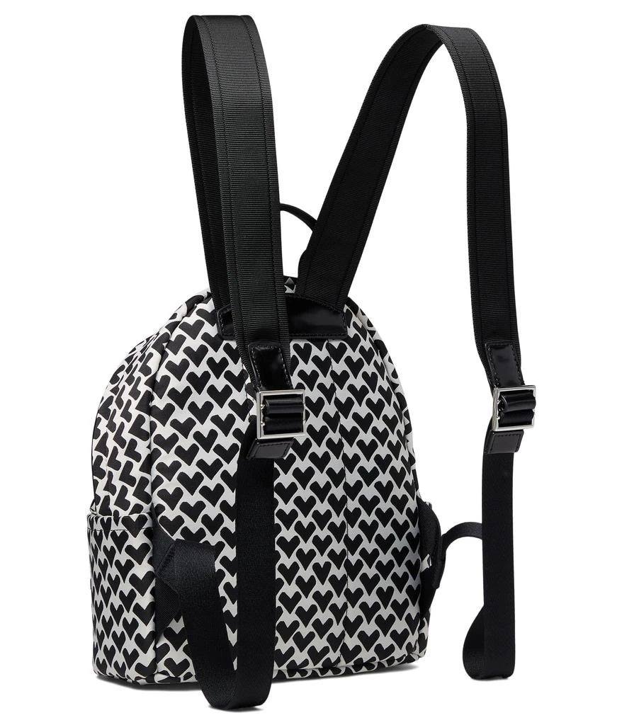 Kate Spade Sam Icon Modernist Hearts Jacquard Fabric Small Backpack 2
