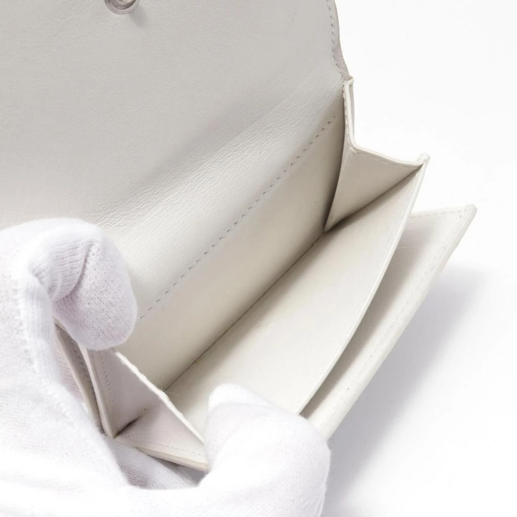 Bottega Veneta Leather Intrecciato Trifold Wallet 5