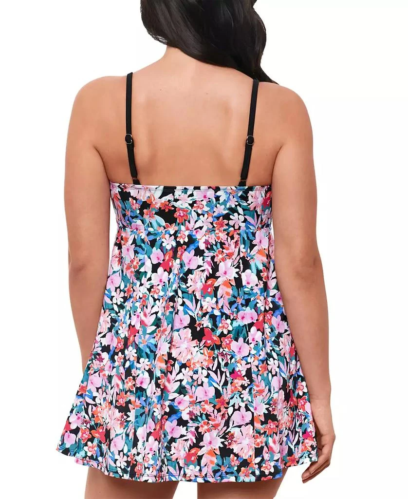 Swim Solutions Women's Blushing Empire Swimdress, Created for Macy's 2