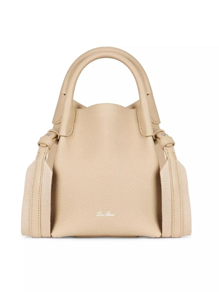 Loro Piana Bale Leather Convertible Shoulder Bag 1