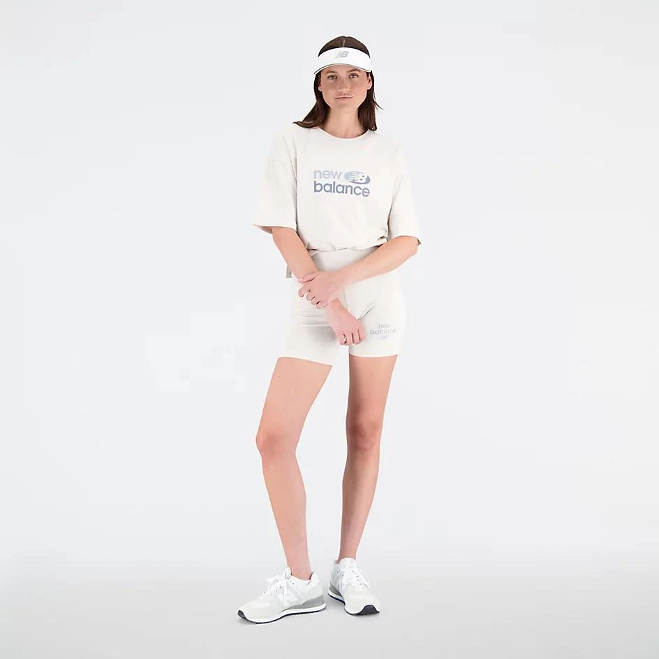 New Balance Essentials Reimagined Dual Colored Cotton Jersey Boxy T-Shirt 5