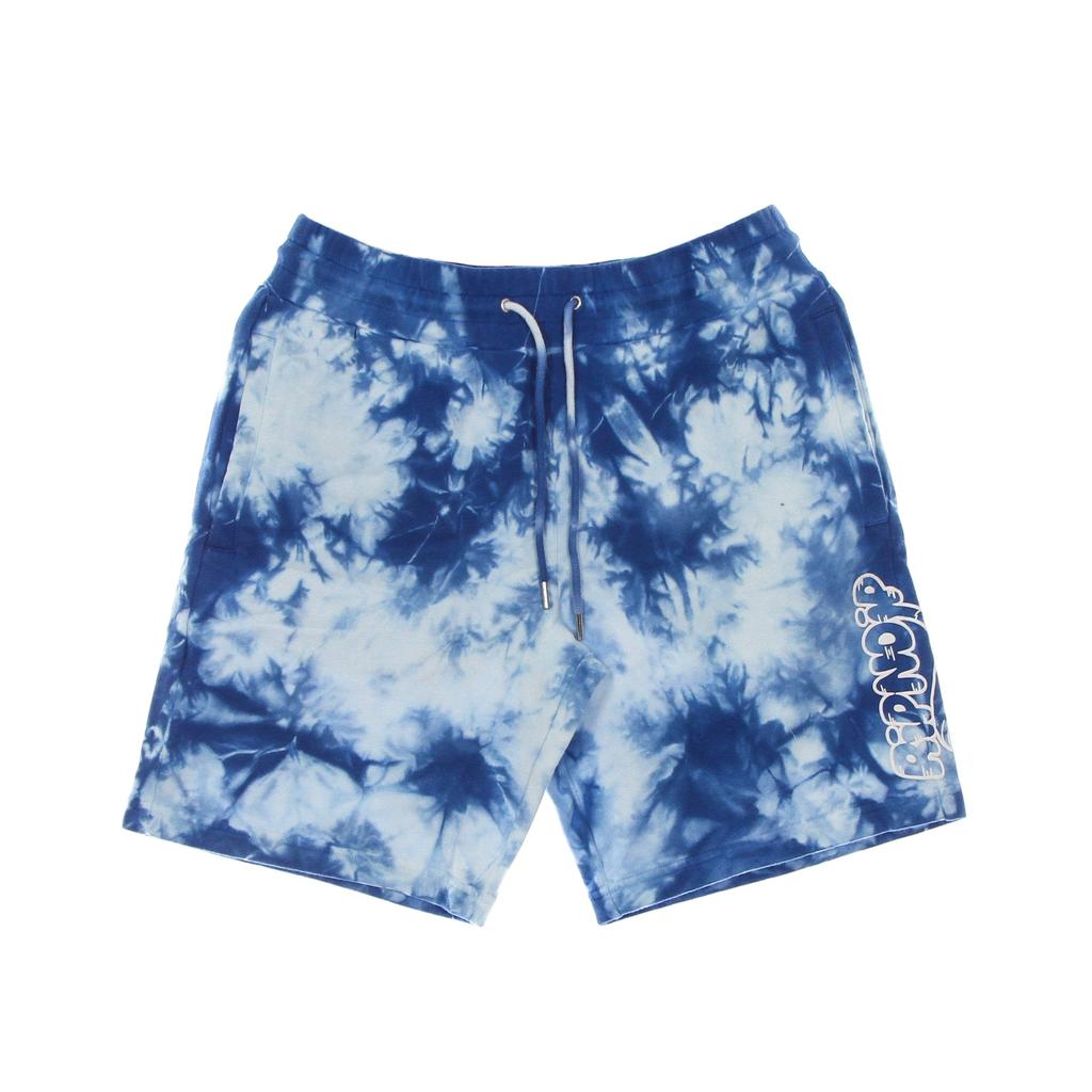 RIPNDIP Men's Short Tracksuit Trousers Ripntail Sweat Shorts Blue Acid Wash