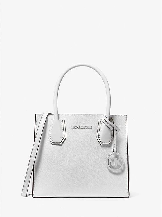 michael_kors Mercer Medium Pebbled Leather Crossbody Bag