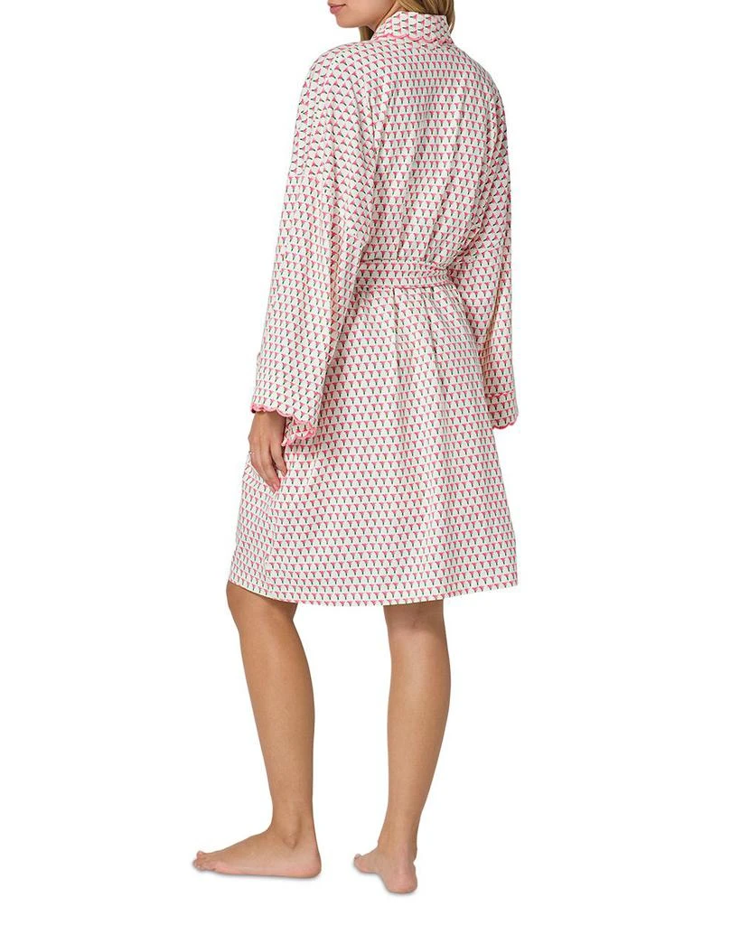 BedHead Pajamas Blossom Geo Banded Collar Stretch Jersey Robe 5