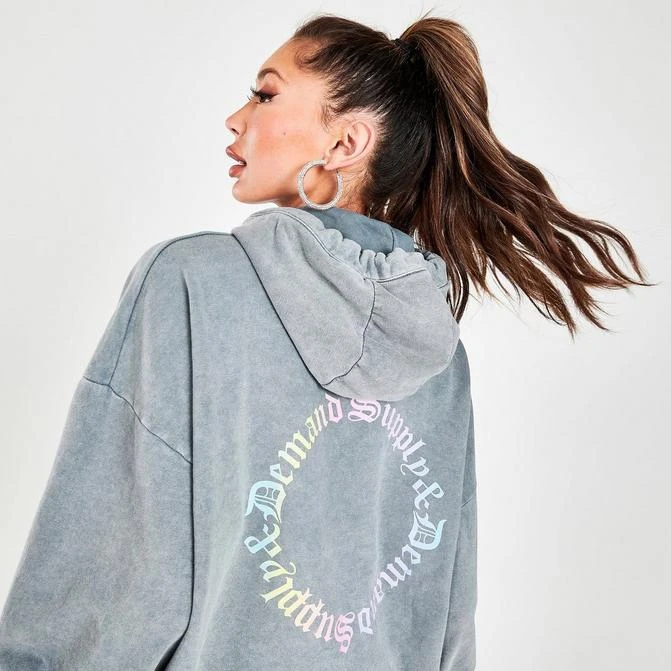 SUPPLY & DEMAND Women's Supply & Demand Ombre Graphic Hoodie 1