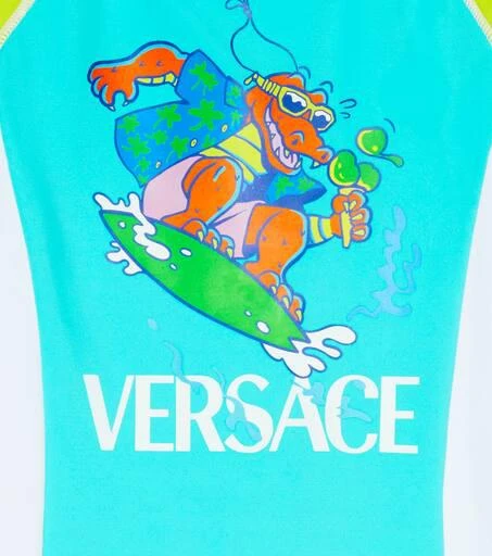 Versace Baby printed rashguard swimsuit 2