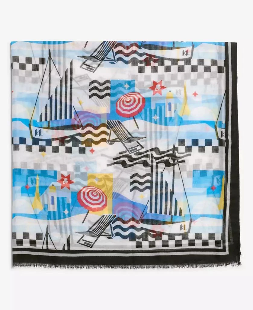 Karl Lagerfeld Paris Women's St Tropez Karl Wrap 3