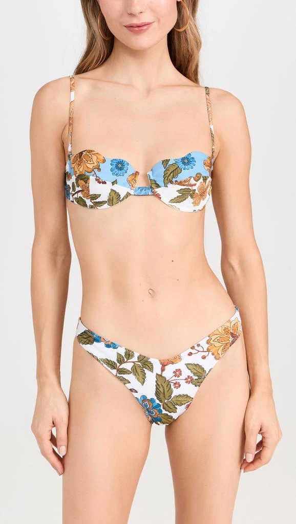 Farm Rio Garden Scarf Underwire Bikini Top 5