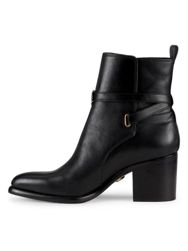 VERONICA BEARD Sohelia 75MM Leather Ankle Boots 5