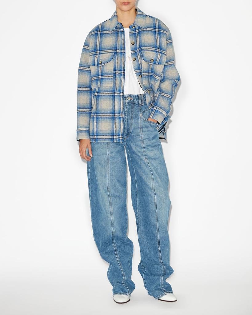 Isabel Marant ISABEL MARANT, FAXONA COAT - Women - Blue - 40