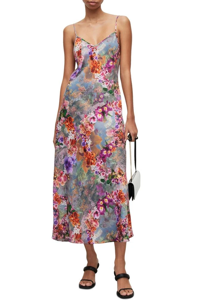 ALL SAINTS Bryony Lucia Floral Print Slipdress 5