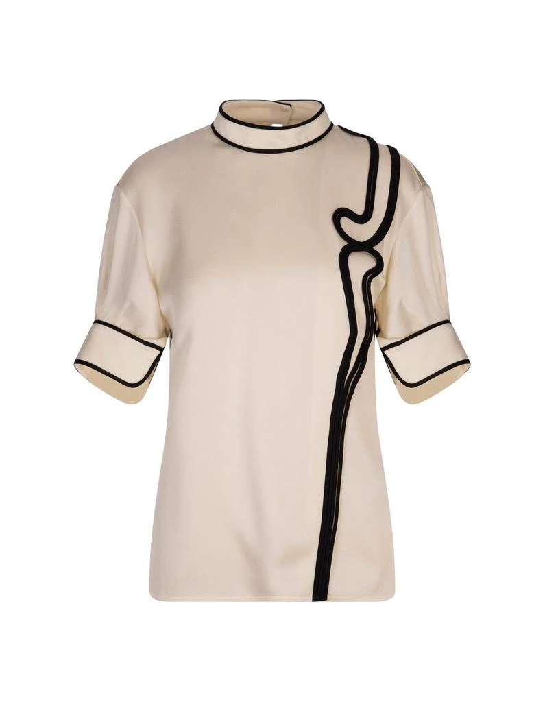 Jil Sander Jil Sander Short-Sleeved Straight-Hem Top 1