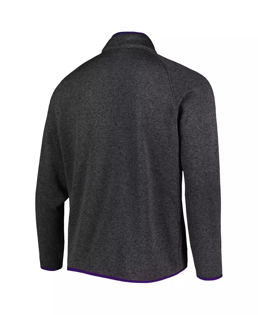 Columbia Men's Charcoal LSU Tigers Canyon Point Omni-Shield Raglan Half-Zip Top 3
