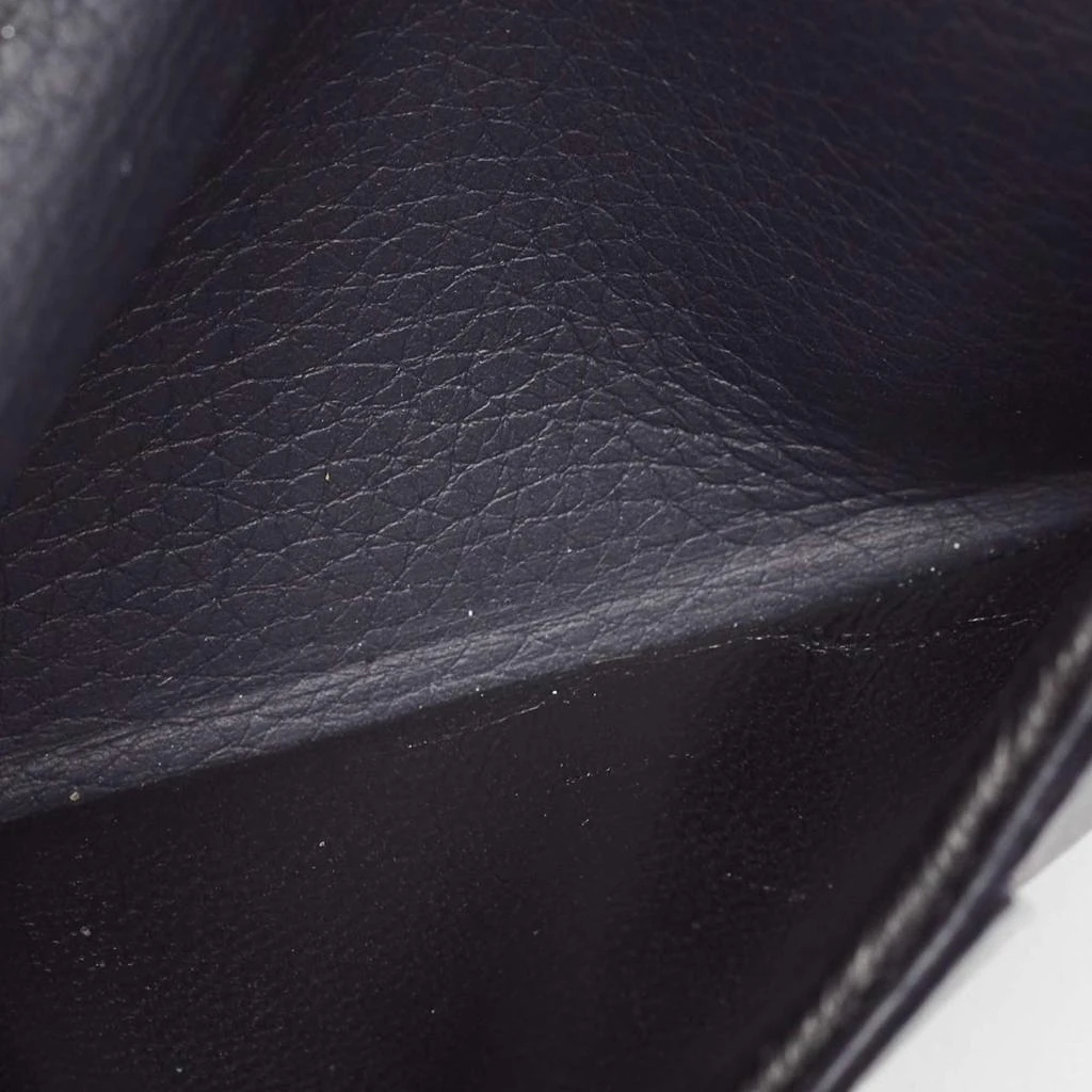 Tom Ford Tom Ford Navy Blue Leather Bifold Card Case 7