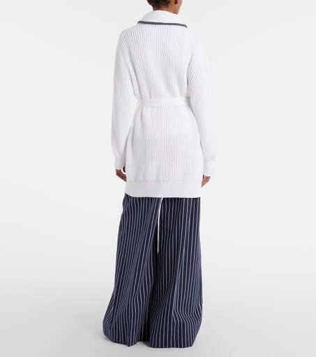 Brunello Cucinelli Ribbed-knit cotton cardigan 3