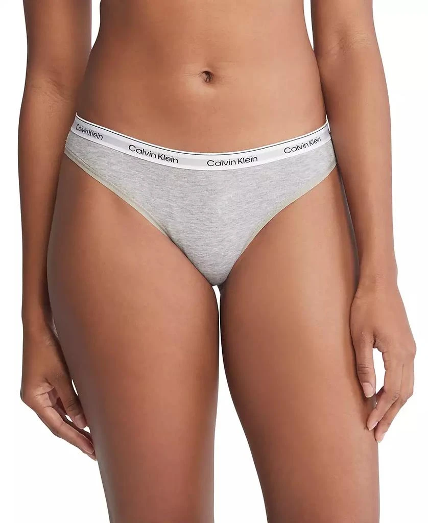 Calvin Klein Women's 3-Pk. Modern Logo Low-Rise Bikini Underwear QD5207 2