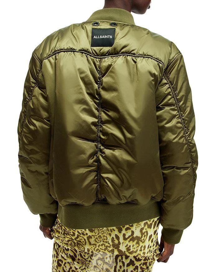 ALL SAINTS Roomer Asymmetrical Zip Bomber Jacket 3