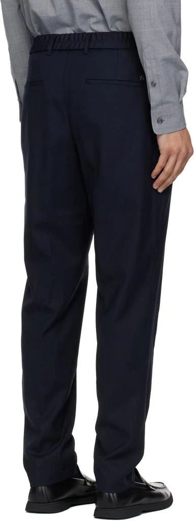 Hugo Boss Navy Tapered Trousers 3