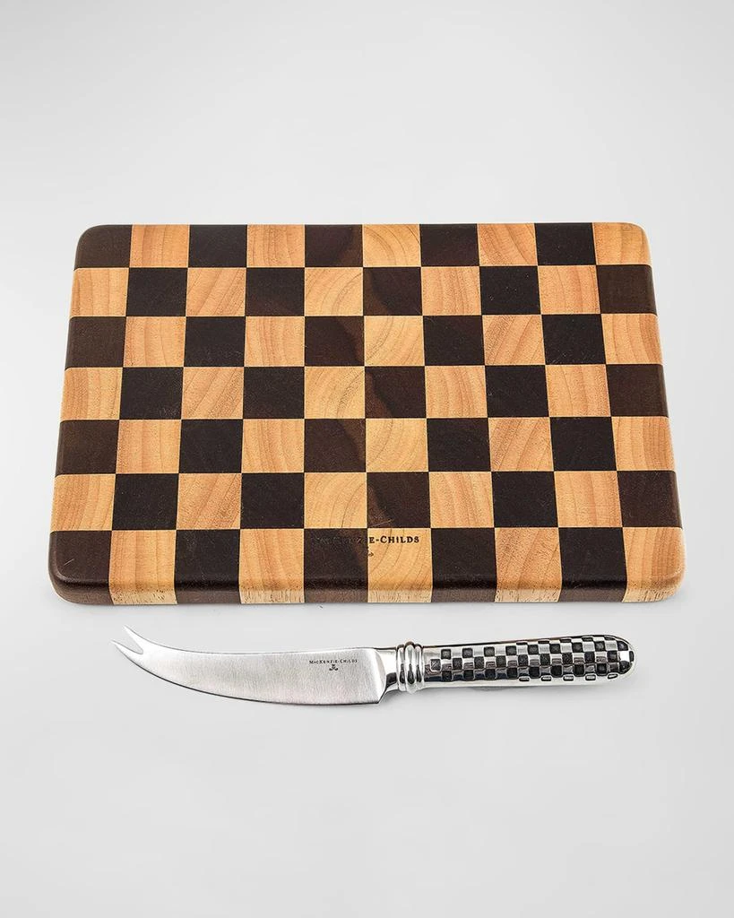 MacKenzie-Childs Check Cheese Board Set 2