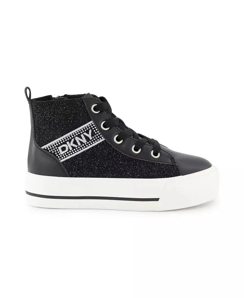 DKNY Little and Big Girls Katie Lora High Top Sneaker 3