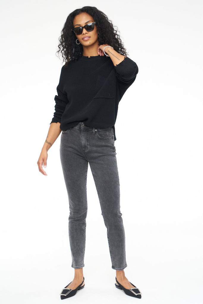 Pistola Denim Darya Oversized Crewneck Pullover - Midnight