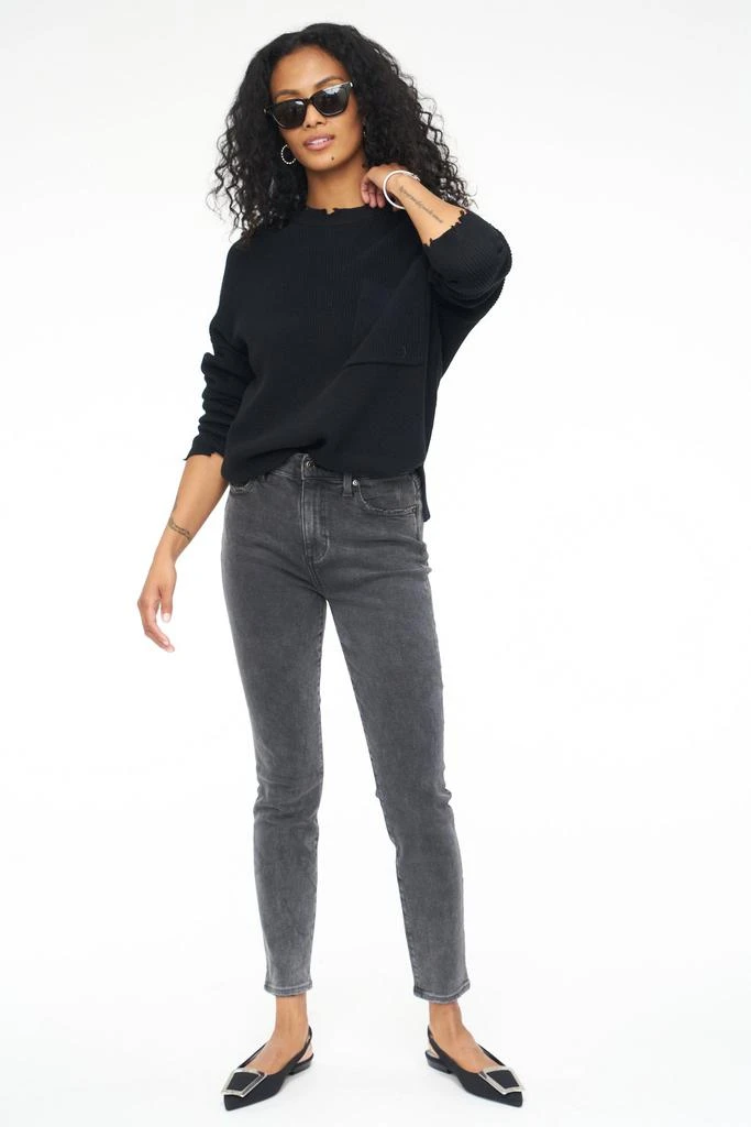 Pistola Denim Darya Oversized Crewneck Pullover - Midnight 2