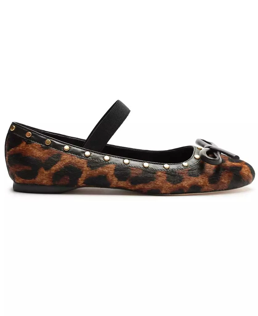 Arezzo Women's Elis Studded Leopard Ballet Flats 5