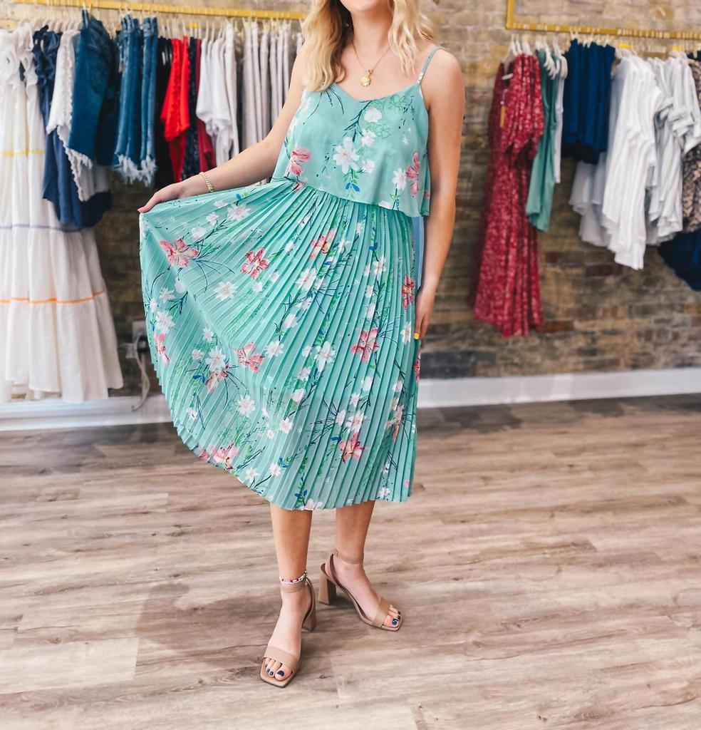 Papillon Papillon - Floral Pleated Dress
