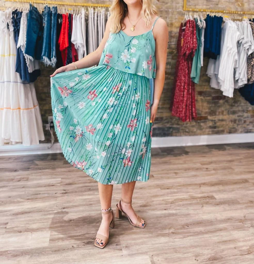 Papillon Papillon - Floral Pleated Dress 1