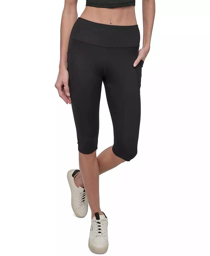 DKNY Sport Women's Balance Compression High-Waist Capri Pants 1