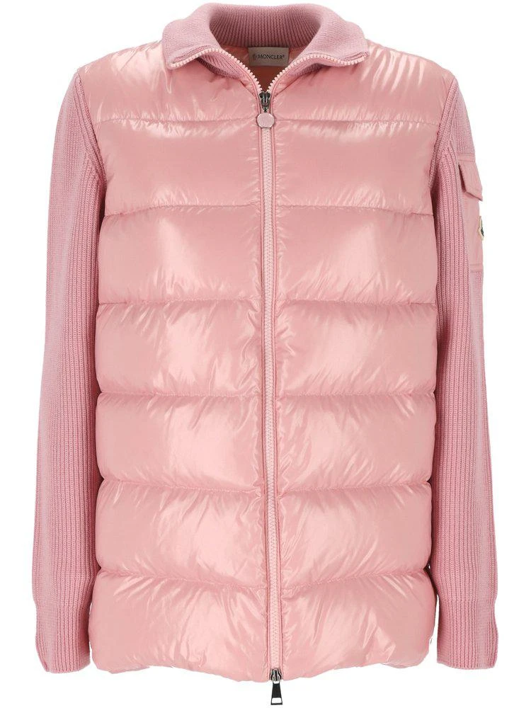Moncler Moncler Panelled Zip-Up Padded Cardigan 1