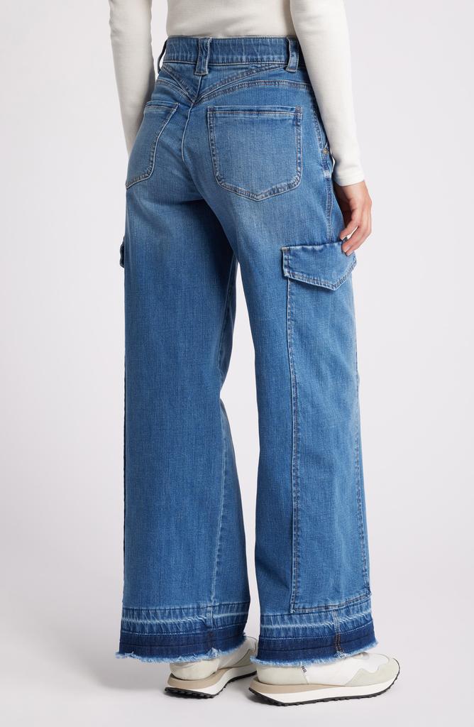 Wit & Wisdom 'Ab'Solution Skyrise Release Hem Wide Leg Cargo Jeans