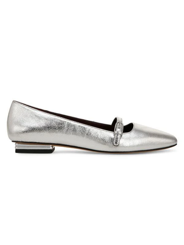 Franco Sarto Tayana Metallic Mary Jane Flats 1