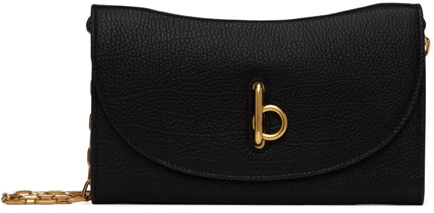 Burberry Black Rocking Horse Chain Strap Wallet Bag 1