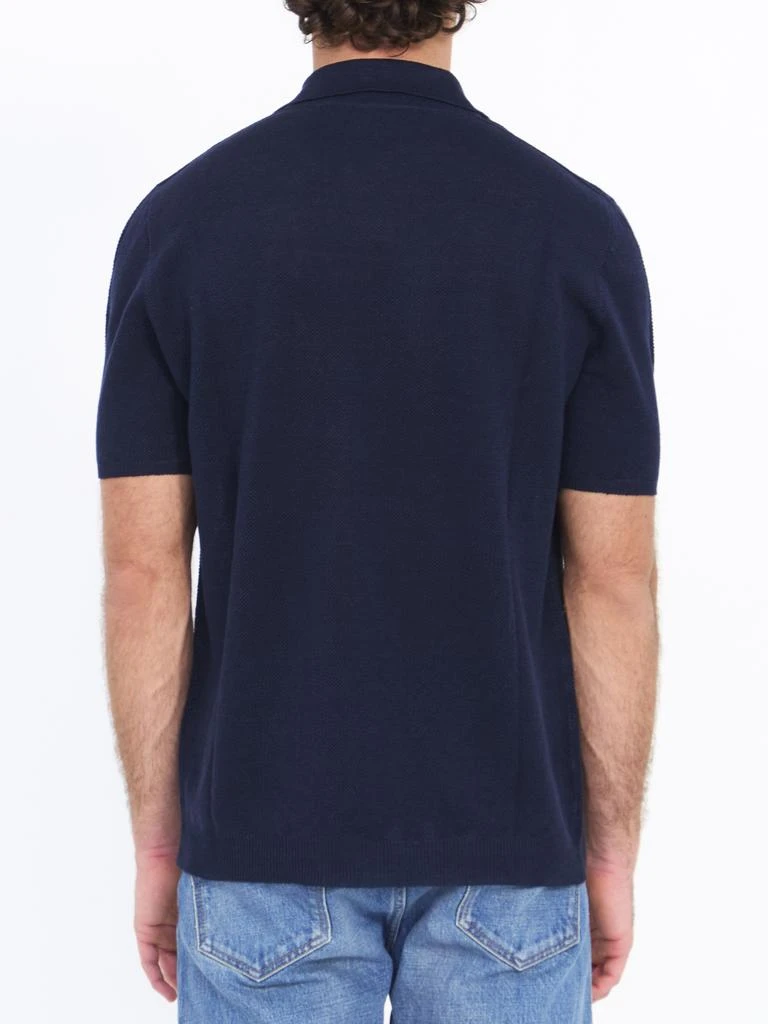 ROBERTO COLLINA Linen polo shirt 3