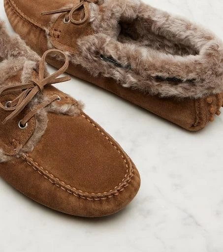 Brunello Cucinelli Monili suede driving shoes 5