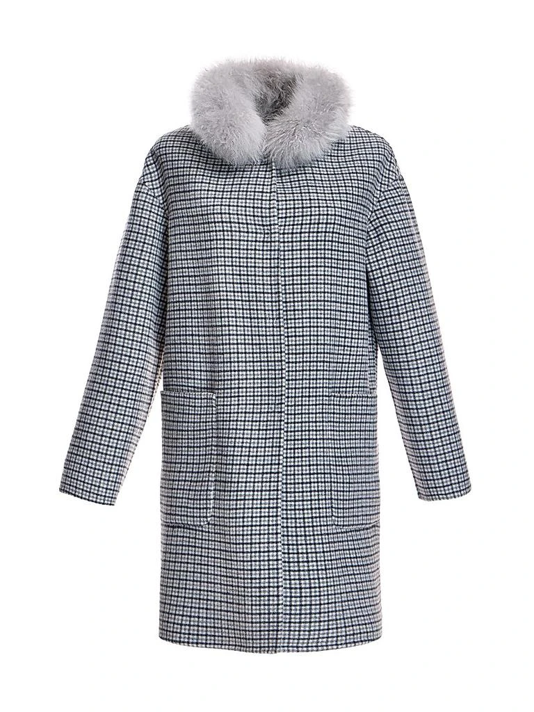 Maximilian Reversible Shearling-Collar Coat 1